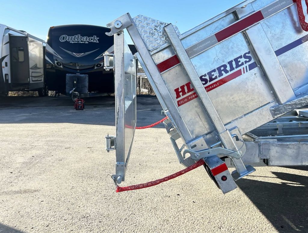 2025 N&N Trailers 7×14 14K Galvanized Hydraulic Dump Trailer - Image 3