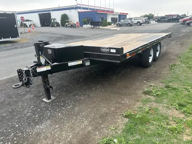 BWise 7 x 12 Equipment Trailer Single Axle Tilt Deck - Image 4