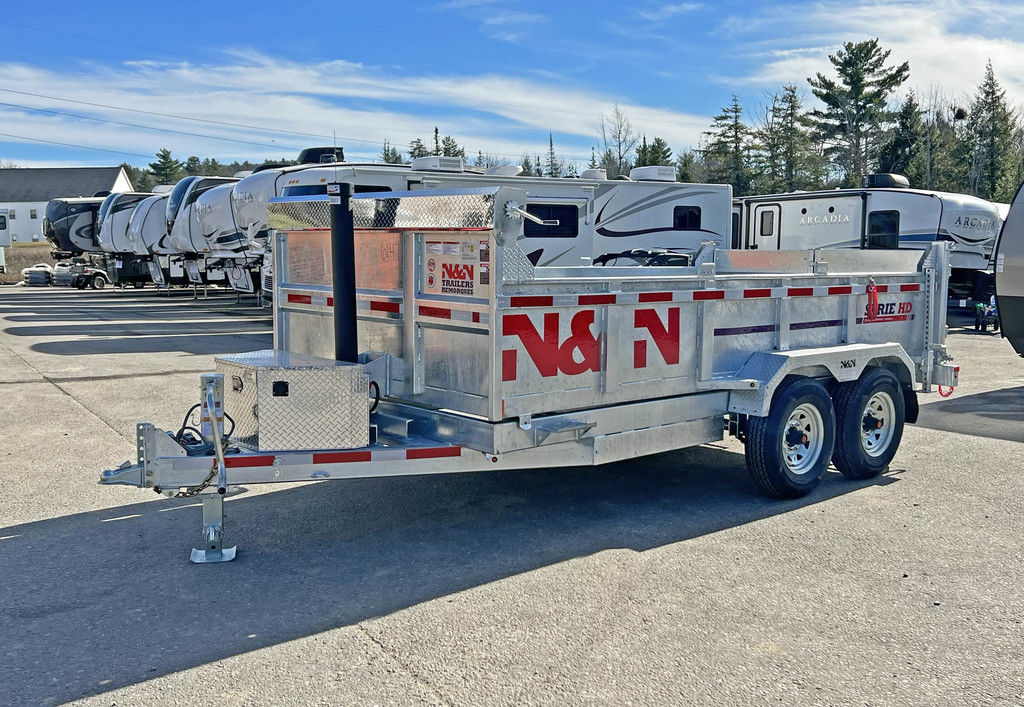 2025 N&N Trailers 7×14 14K Galvanized Hydraulic Dump Trailer - Image 20
