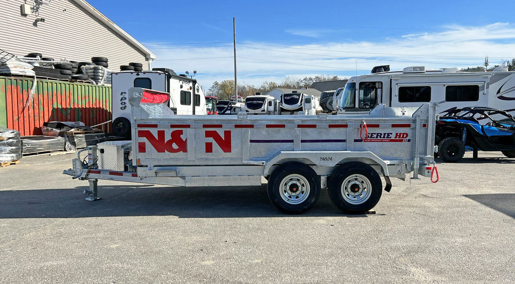 2025 N&N Trailers 7×14 14K Galvanized Hydraulic Dump Trailer - Image 18