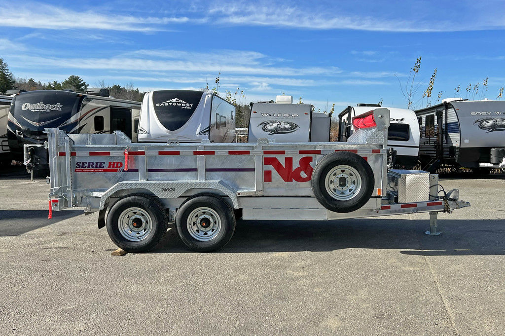 2025 N&N Trailers 7×14 14K Galvanized Hydraulic Dump Trailer - Image 10