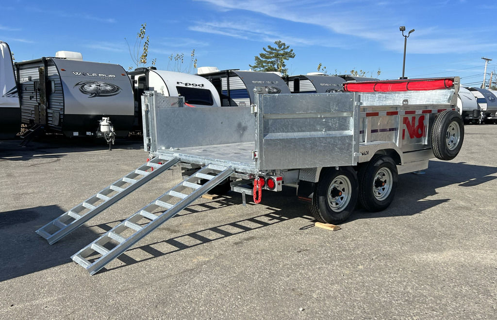 2025 N&N Trailers 7×14 14K Galvanized Hydraulic Dump Trailer - Image 12