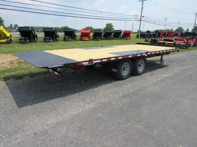 CAM Superline 8 x 22 Deckover Equipment Trailer Power Tilt - Image 3