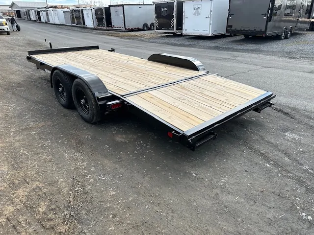 Premier 7 x 18 Wood Deck 10k Open Car Trailer - Image 2