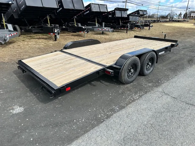 Premier 7 x 18 Wood Deck 10k Open Car Trailer - Image 4